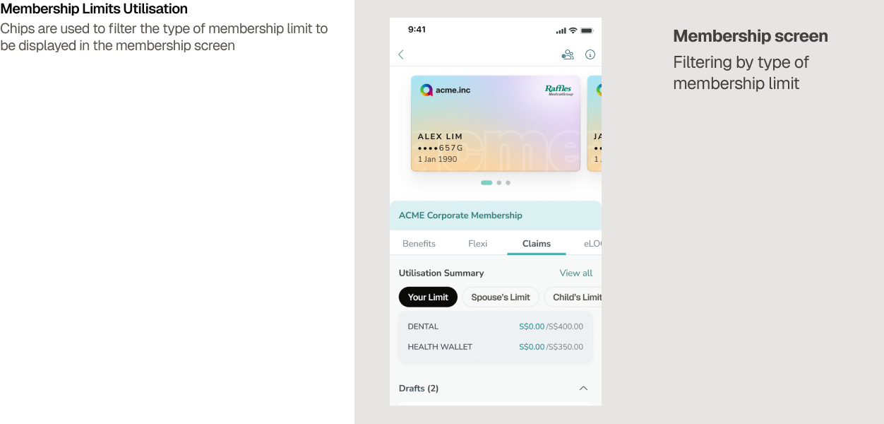 Filter chips applied to a marketplace browsing use case